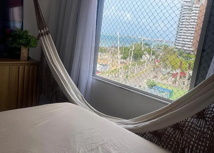 Flat Alto Padrao Moderno Frente A Praia Melhor Localizacao Na Beira Mar