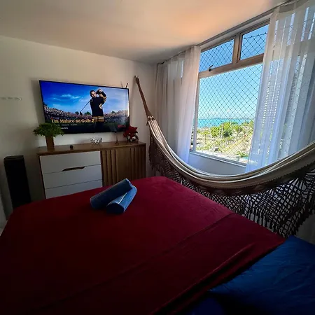 Apartamento Flat Alto Padrão Moderno Frente A Localização Na Beira Mar